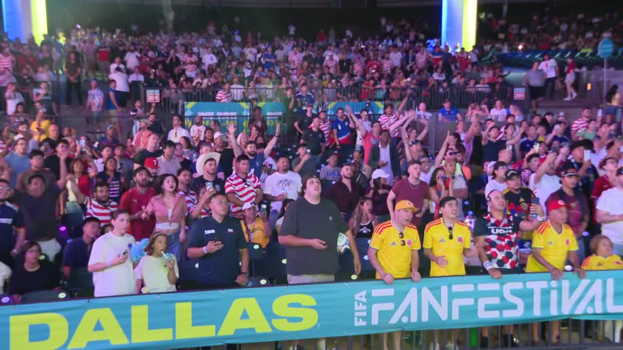 Mexico fans fill FIFA Fan Festival Dallas as England advances to World Cup Quarterfinals