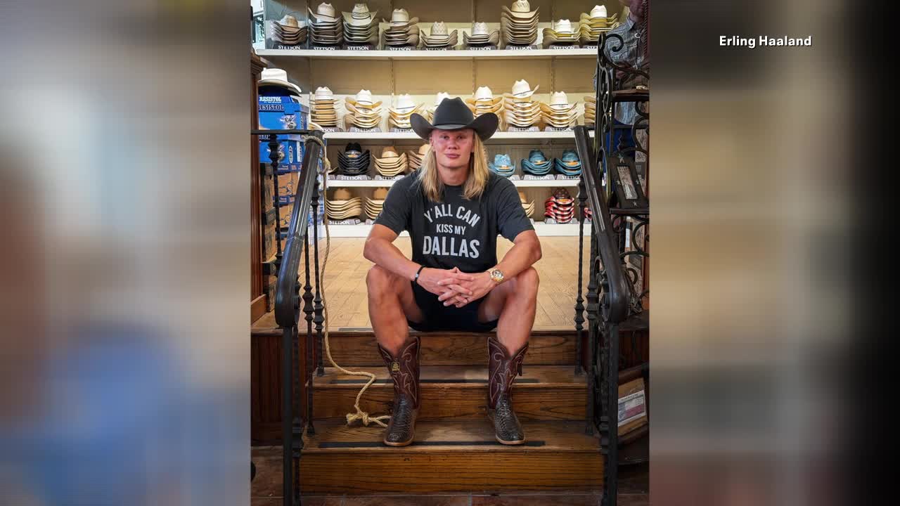 Erling Haaland’s Dallas Western wear purchase goes viral